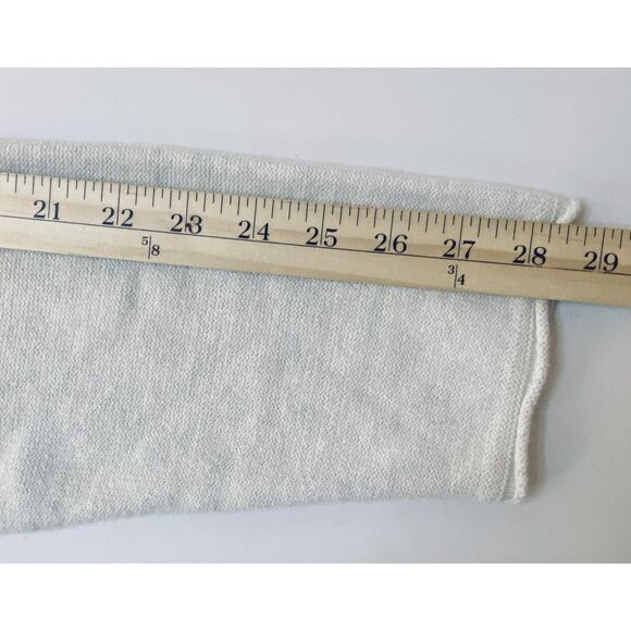 J Jill Pure Jill Oatmeal V Neck Long Sleeve Pullover Minimalist Cozy Sweater L - Picture 8 of 10